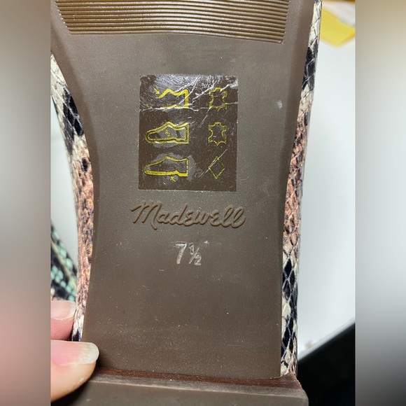 NWOT Madewell Leather Adele Ballet Flats - Picture 9 of 9